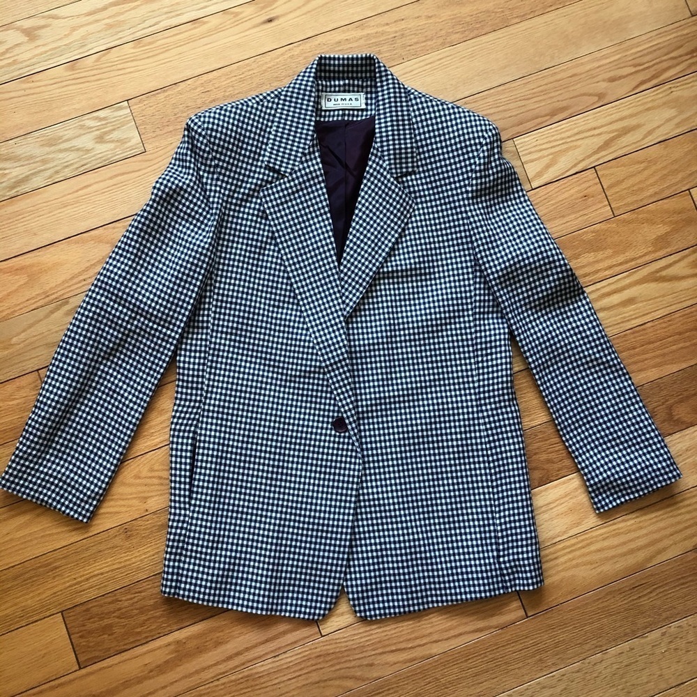 HP! Vintage Dumas Gingham Women’s oversized Blazer